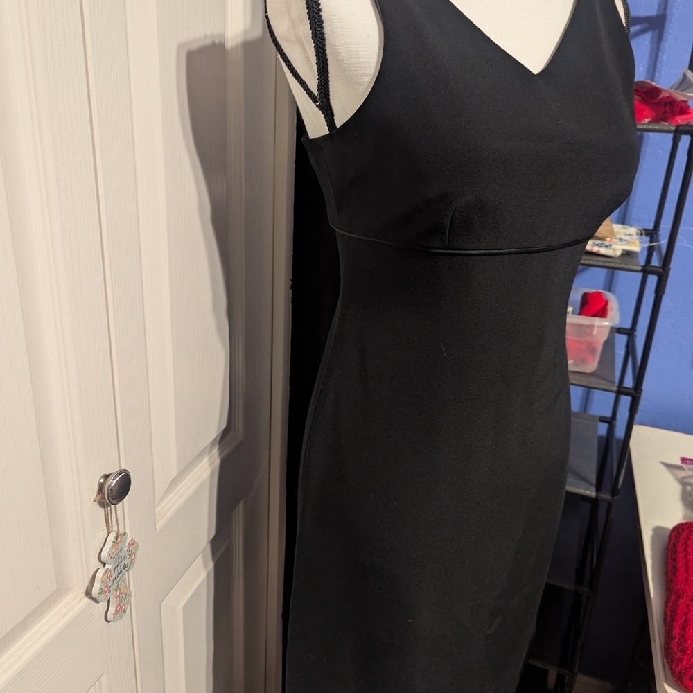 Ann Taylor Black Backless Dress